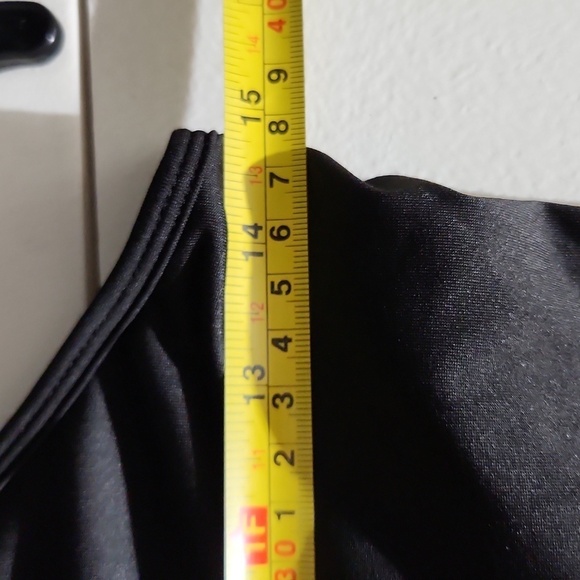 Cool Run Dress Womens Size S Black Racerback Athletic Built-in Bra - Picture 8 of 9